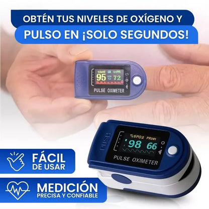 OXÍMETRO | Mide Glucosa, Oxígeno y Pulso  + ENVÍO GRATIS