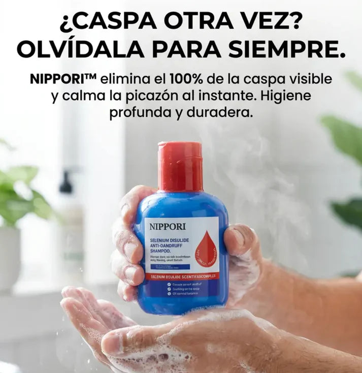 2X1 Champú Nippori Anticaspa - Hola Frescura + ENVÍO GRATIS