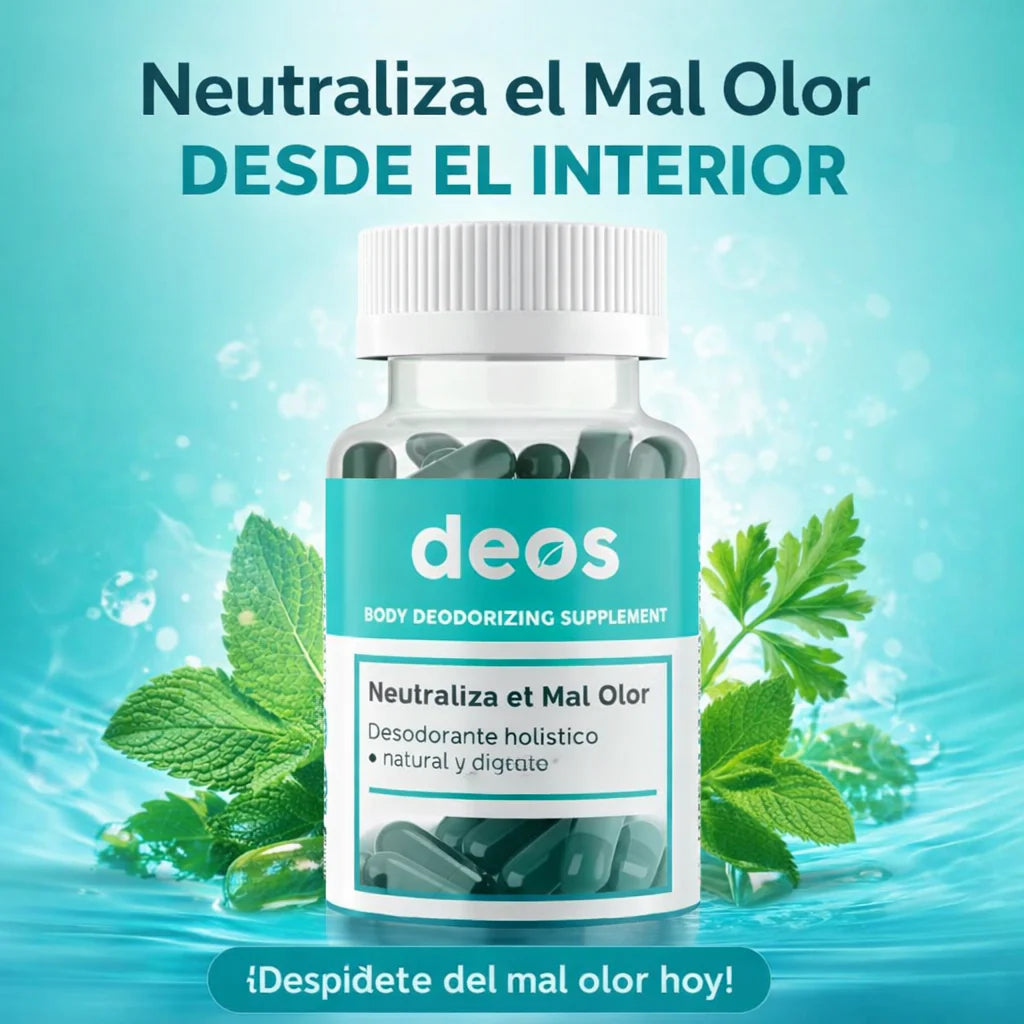 Deos™ – Suplemento Natural para Eliminar el Mal Olor Corporal