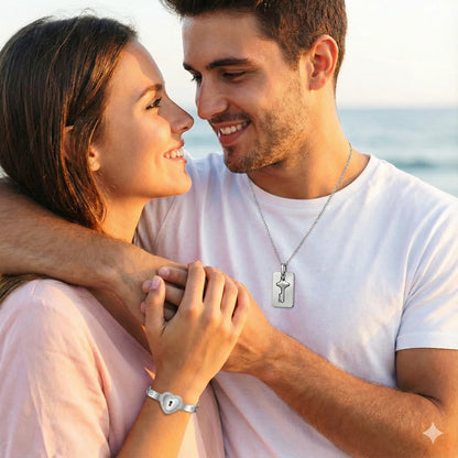 Duo pulsera llave  + ENVÍO GRATIS