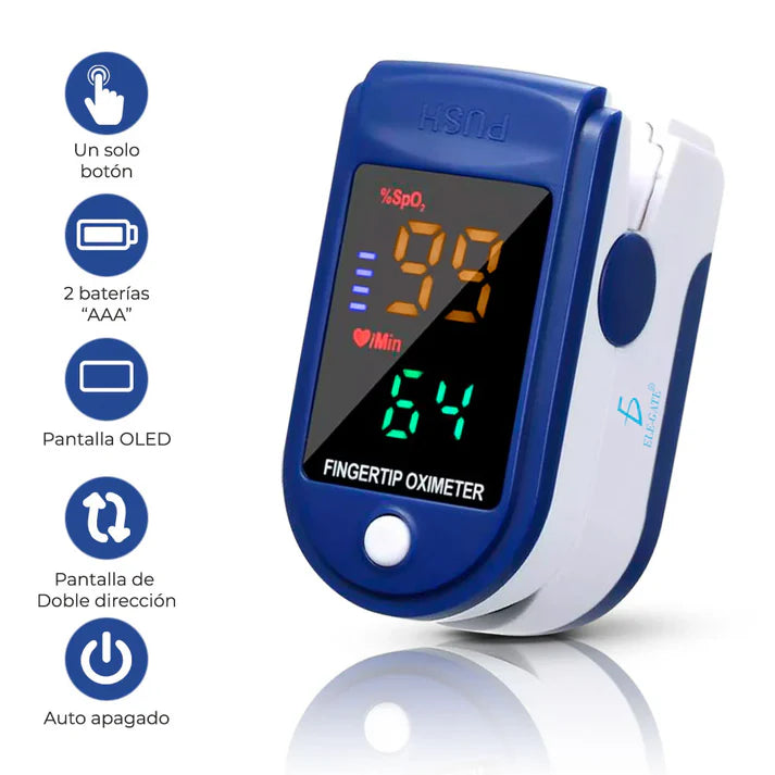 OXÍMETRO | Mide Glucosa, Oxígeno y Pulso  + ENVÍO GRATIS
