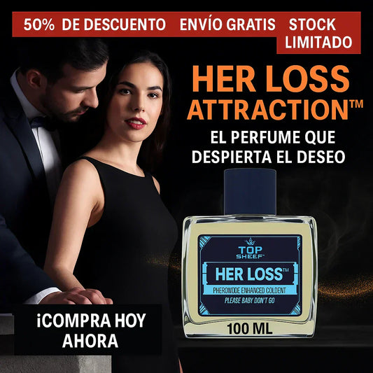 ¡Deja de ser Invisible! - "Her Loss®" Perfume con Feromonas para Hombres 💎