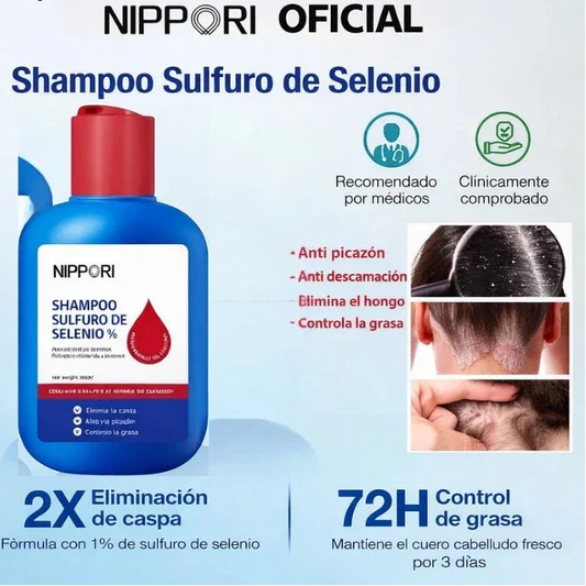 2X1 Champú Nippori Anticaspa - Hola Frescura + ENVÍO GRATIS