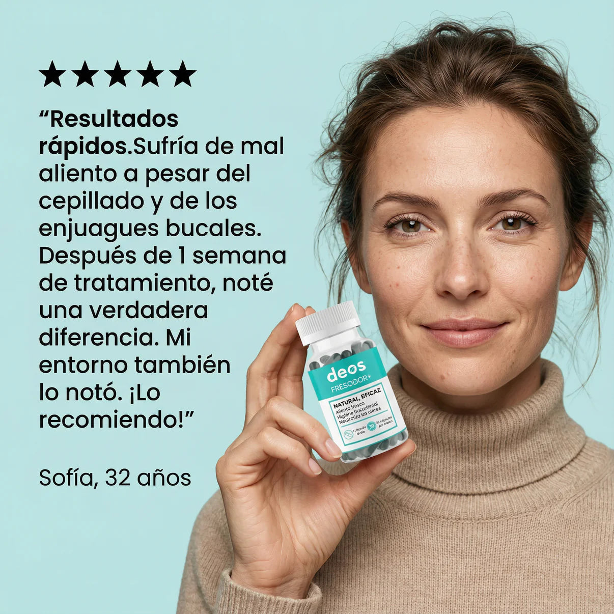 Deos™ – Suplemento Natural para Eliminar el Mal Olor Corporal