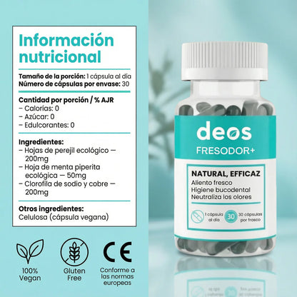 Deos™ – Suplemento Natural para Eliminar el Mal Olor Corporal